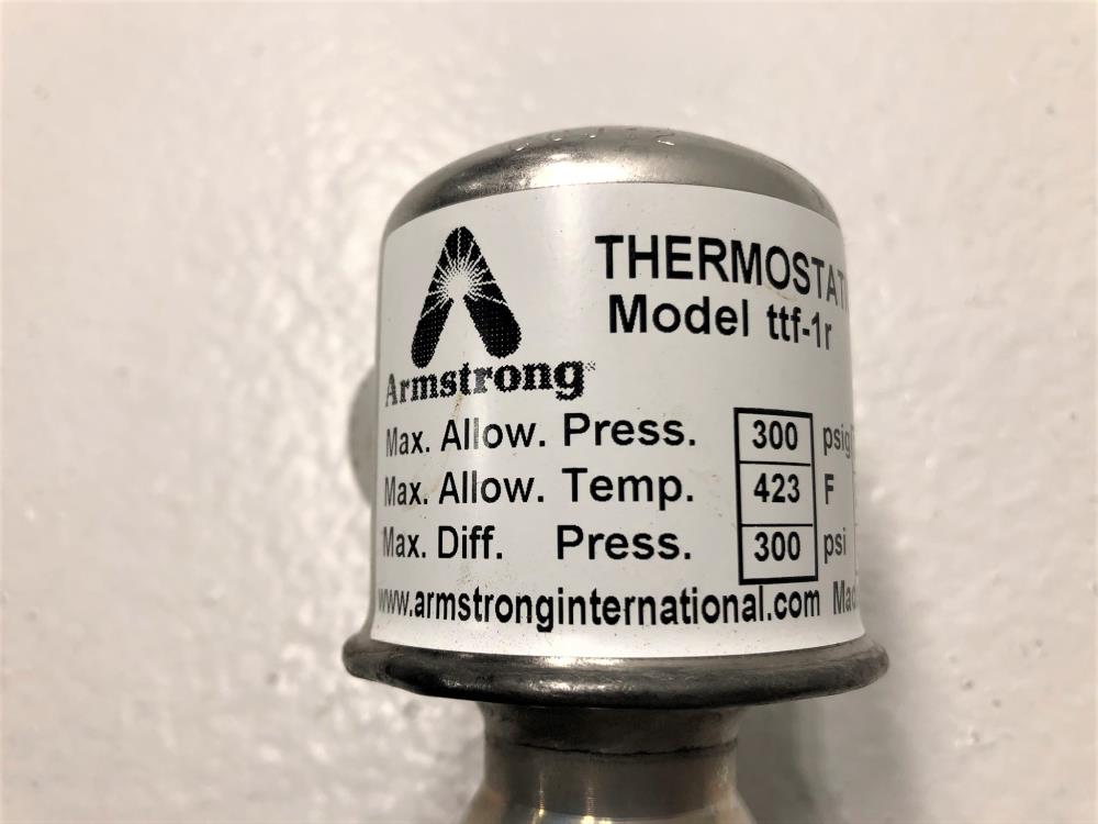 Armstrong  3/4" NPT Stainless Steel Thermostatic Steam Trap ttf-1r, 300 PSIG